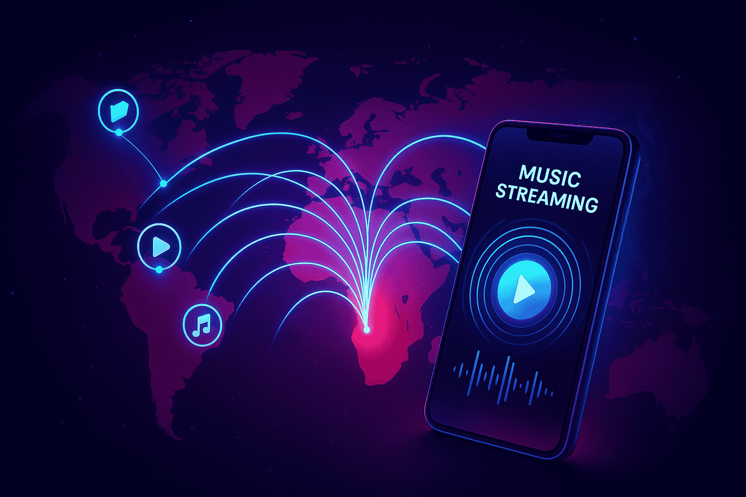 Artist in recording studio